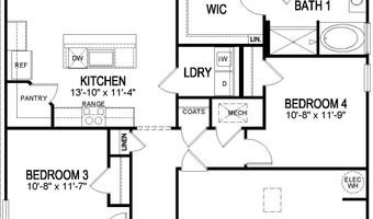 1007 Roberto Ave Plan: Cameron, Baker, LA 70791
