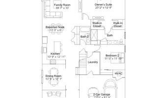233 Cosmos Ln Plan: Mendocino Luxe, Dover, DE 19904