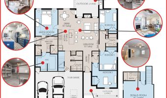 3232 Poppey Ln Plan: Blue Spruce Bonus Room 1, Edmond, OK 73012