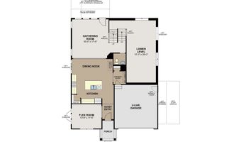 3829 Bozeman Way Plan: Columbia Basement, Bargersville, IN 46106