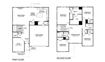 5 Walnut Mill Way Plan: Lyndhurst, Ashville, OH 43103