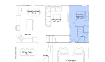 21917 Parkland Trace Ter Plan: Somerset Slab, Boyds, MD 20841