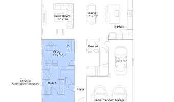 21917 Parkland Trace Ter Plan: Camelot Slab, Boyds, MD 20841