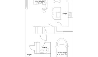 13305 Mullica Dr Plan: Devon Front Load Garage, Ellendale, DE 19941