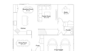 21917 Parkland Trace Ter Plan: Somerset Slab, Boyds, MD 20841
