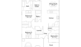1008 Santa Fe Trl Plan: RC Cypress, Bauxite, AR 72011