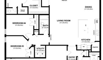 9121 NW 121st Ter Plan: Shiloh Plus, Yukon, OK 73099