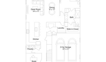 21917 Parkland Trace Ter Plan: Kensington Slab, Boyds, MD 20841