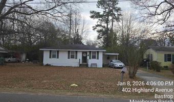 116 PARKHURST Ave, Bastrop, LA 71220