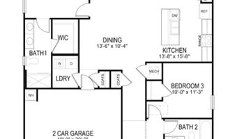 2100 Leatherstone Ln Plan: KERRY, Blythewood, SC 29016