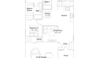 1008 Santa Fe Trl Plan: RC Keswick, Bauxite, AR 72011