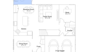 21917 Parkland Trace Ter Plan: Somerset Slab, Boyds, MD 20841