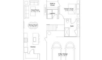 9065 Himalaya Way Plan: Residence 1870, Antelope, CA 95843