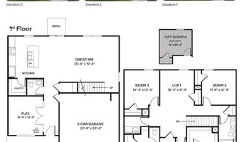 429 Thistle Meadow Ln Plan: GALEN, Aberdeen, NC 28315