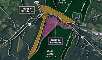 TRACT 1 142.55+/- ACRES WILLIAM PENN HIGHWAY, Alexandria, PA 16611