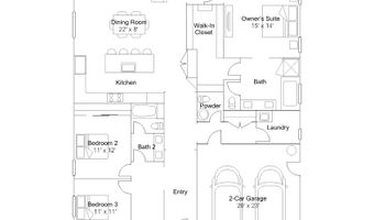 1234 Abrozo Way Plan: Residence 2282, Plumas Lake, CA 95961