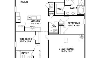 1007 Roberto Ave Plan: Eastwood, Baker, LA 70714