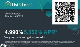 1304 Chestnut St, Atlantic, IA 50022