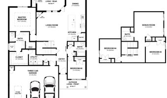 9221 NW 92nd Ter Plan: Louis Bonus Room, Yukon, OK 73099