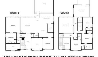 1706 Clear Springs Dr, Allen, TX 75002