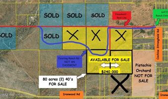 80 AC -Near Ironwood & Stronghold Rd, Cochise, AZ 85606