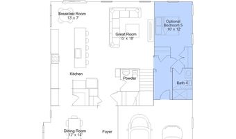 21917 Parkland Trace Ter Plan: Danbury Slab, Boyds, MD 20841
