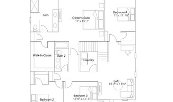 43 Ascot Ave Plan: Grier w/ Basement, Magnolia, DE 19962