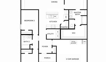 1708 Zander Ct Plan: Denton, Alvin, TX 77511