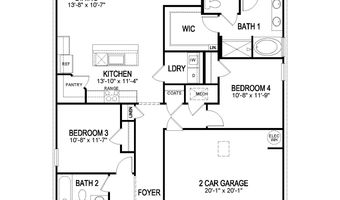 1007 Roberto Ave Plan: Cameron, Baker, LA 70714