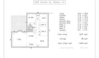 608 Daniels St, Baker, LA 70714