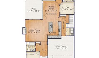 25 Cedar Ridge Rd Plan: Portico Plus Basement, Allison Park, PA 15101