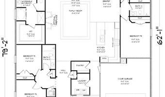 9500 Mossy Rd Plan: The McKenzie, Biloxi, MS 39532