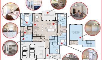 13104 NE 9th St Plan: Hazel Bonus Room, Choctaw, OK 73020