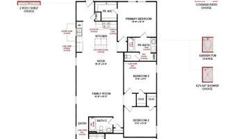 2707 Weston Way Plan: Kaufman, Anna, TX 75409