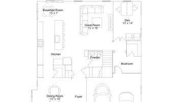 21917 Parkland Trace Ter Plan: Danbury Slab, Boyds, MD 20841