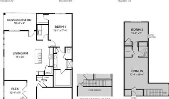 429 Thistle Meadow Ln Plan: Clifton, Aberdeen, NC 28315