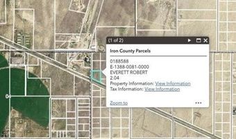 2 04 Acre Commercial Lot/Land, Beryl, UT 84714