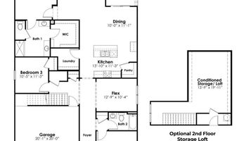 2100 Leatherstone Ln Plan: DOVER, Blythewood, SC 29016