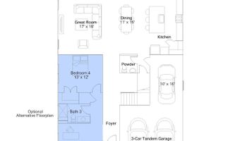 21917 Parkland Trace Ter Plan: Camelot Slab, Boyds, MD 20841