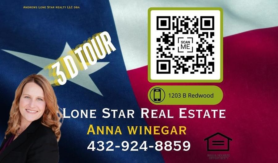 1203 B Redwood, Andrews, TX 79714 - 2 Beds, 1 Bath
