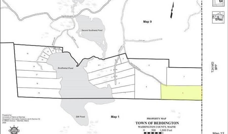 N East Bluff Lane lot # 9, Beddington, ME 04622 - 0 Beds, 0 Bath