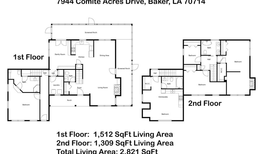 7944 Comite Acres Dr, Baker, LA 70714 - 4 Beds, 3 Bath