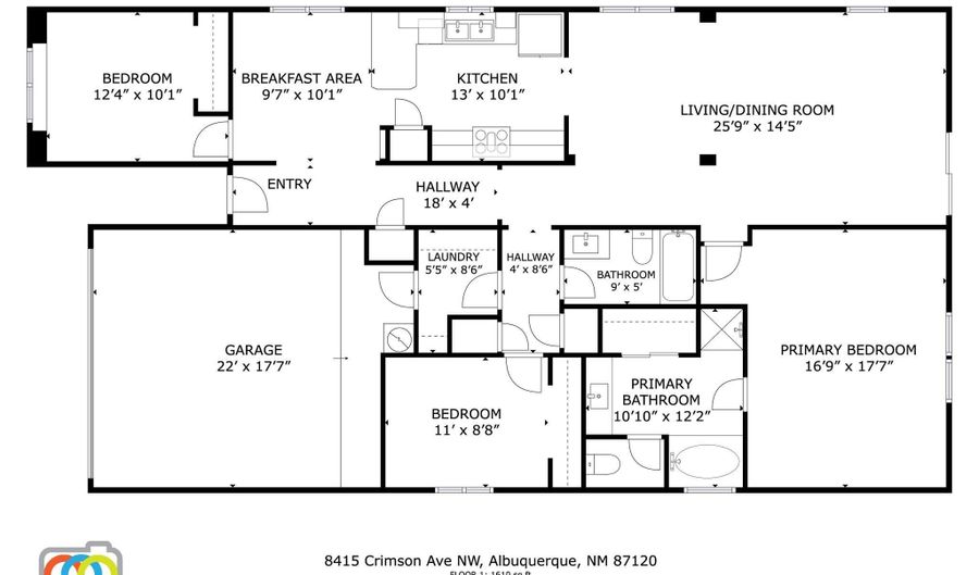 8415 Crimson Ave NW, Albuquerque, NM 87120 - 3 Beds, 2 Bath