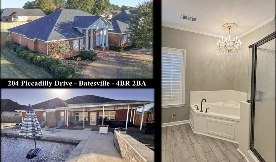 204 Piccadilly, Batesville, MS 38606 - 4 Beds, 2 Bath
