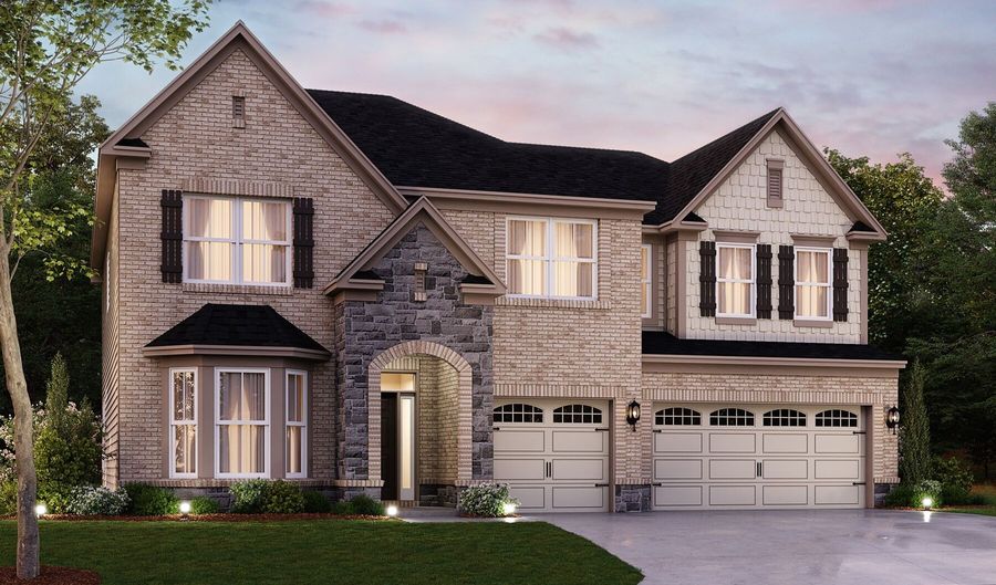 4052 Saddle Club South Pkwy Plan: Columbia Basement, Bargersville, IN 46106 - 4 Beds, 3 Bath
