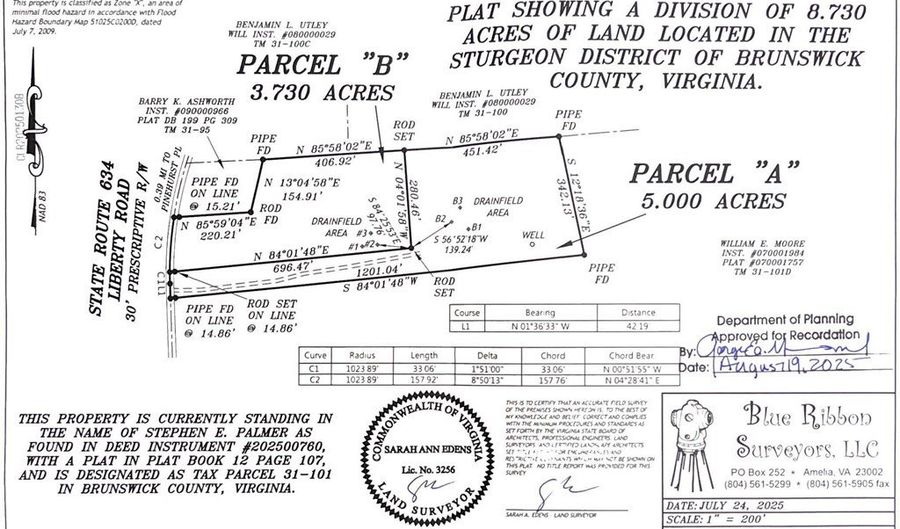 634 Liberty Rd. Lot B, Alberta, VA 23821 - 0 Beds, 0 Bath
