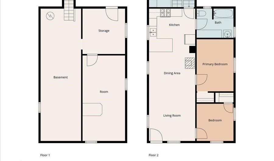 512 4th Ave, Belle Fourche, SD 57717 - 2 Beds, 1 Bath