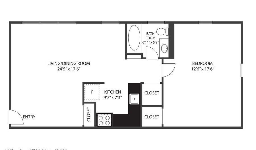 1100 TYSON Ave A-10, Abington, PA 19001 - 1 Beds, 1 Bath