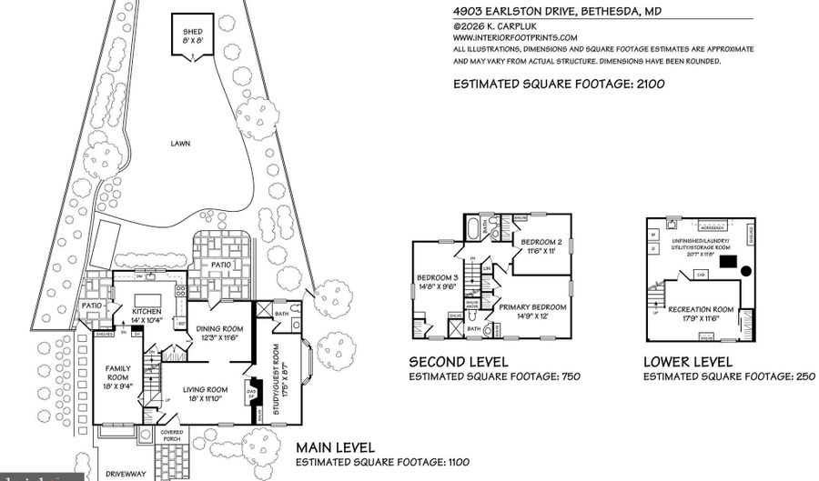 4903 EARLSTON Dr, Bethesda, MD 20816 - 4 Beds, 3 Bath