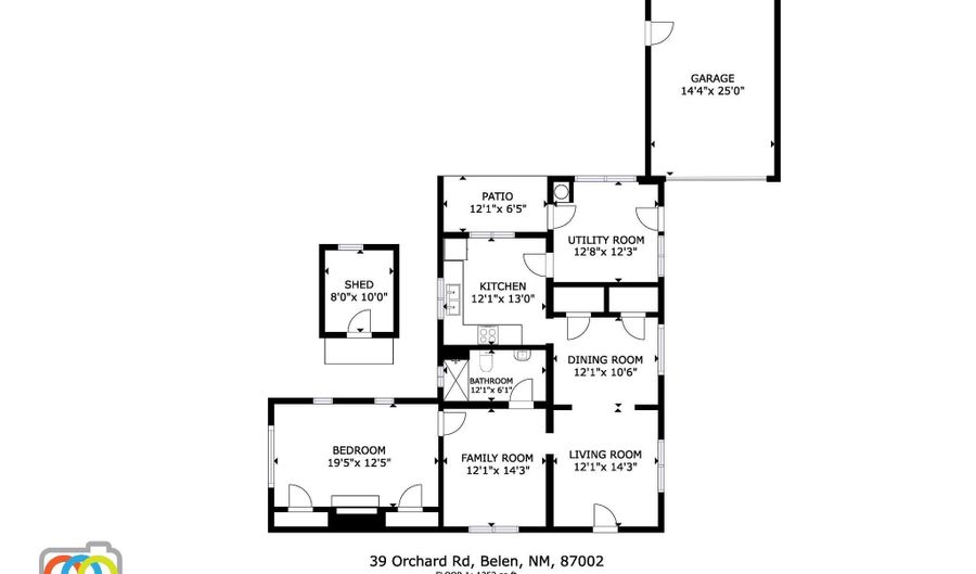 39 ORCHARD Rd, Belen, NM 87002 - 2 Beds, 1 Bath